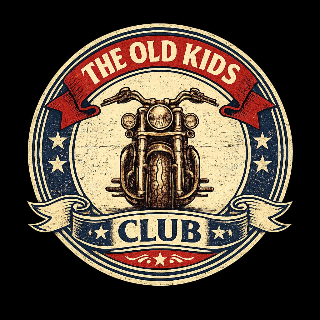 The Motorcycle vintage badge design
