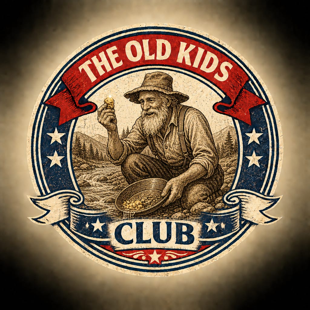 The Prospector vintage badge design
