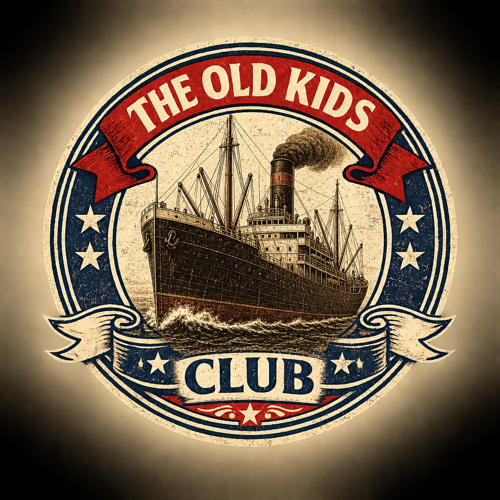 The Shipper vintage badge design